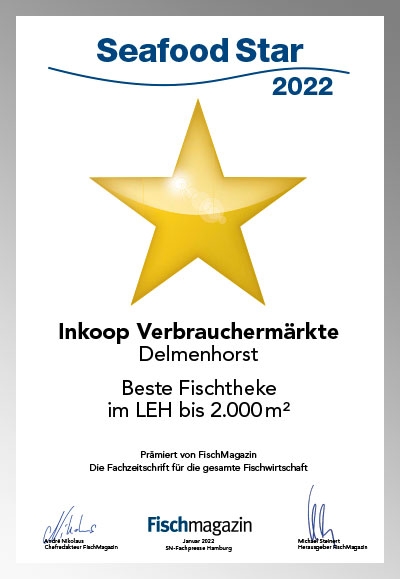 Inkoop Verbrauchermärkte GmbH-Parkett Star Urkunde Inkoop Verbrauchermärkte GmbH