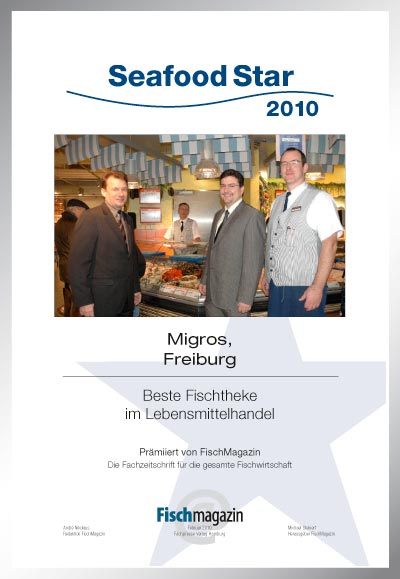 Migros Deutschland GmbH-Parkett Star Urkunde Migros Deutschland GmbH