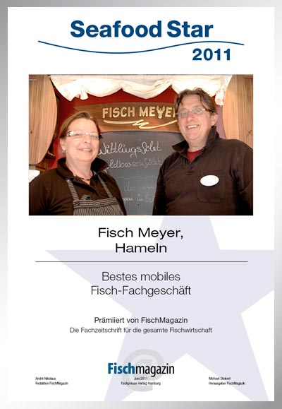 Fisch Meyer GmbH-Parkett Star Urkunde Fisch Meyer GmbH