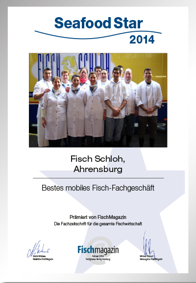 Fisch Schloh GmbH-Parkett Star Urkunde Fisch Schloh GmbH