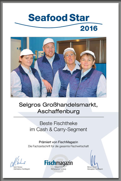 OHG Selgros Cash & Carry GmbH & Co.-Parkett Star Urkunde OHG Selgros Cash & Carry GmbH & Co.